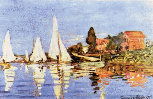 Claude Monet Regatta at Argenteuil china oil painting image